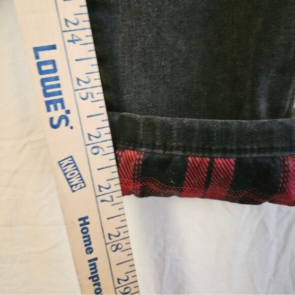 Judy Blue Jeans Women's 7/28 (28x29) Black Mid Rise Skinny Fit Stretch Patchwork - Picture 4 of 11